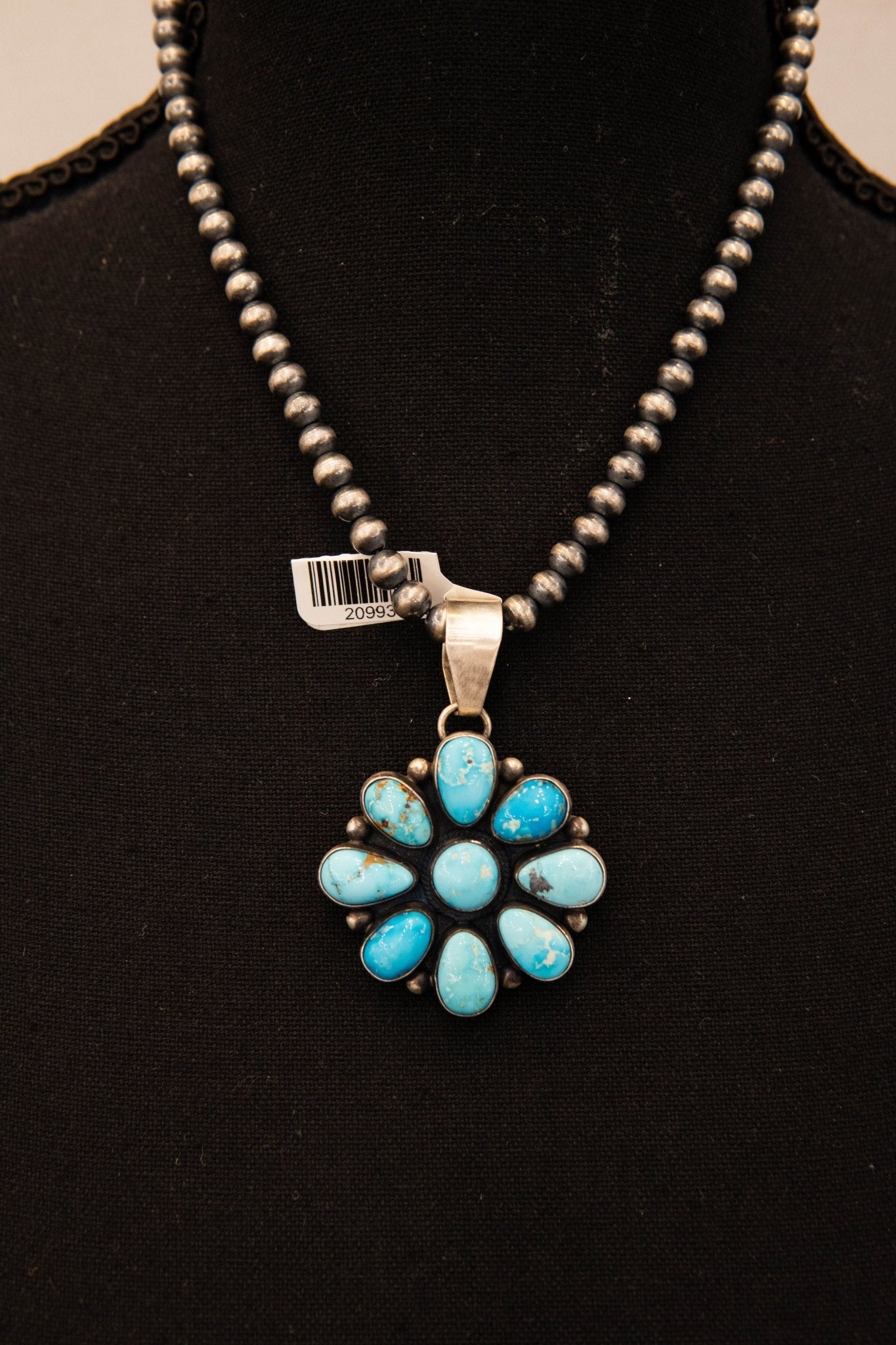 Turq Cluster Pendant - Southern Soule Designs