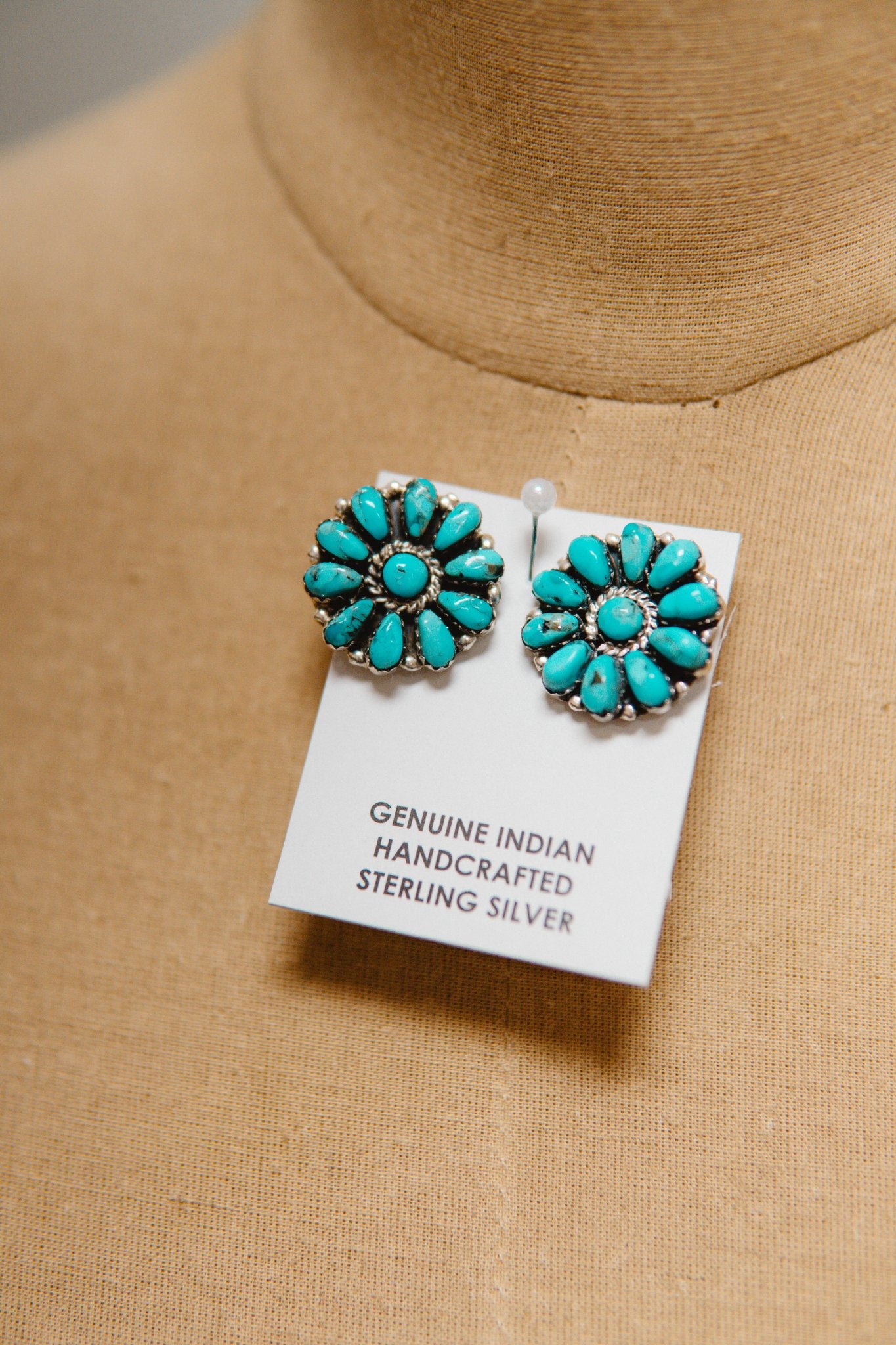 Turq Cluster Studs - Southern Soule Designs