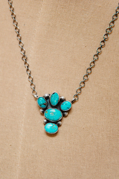 Turq Sagebrush Trails Necklace - Southern Soule Designs