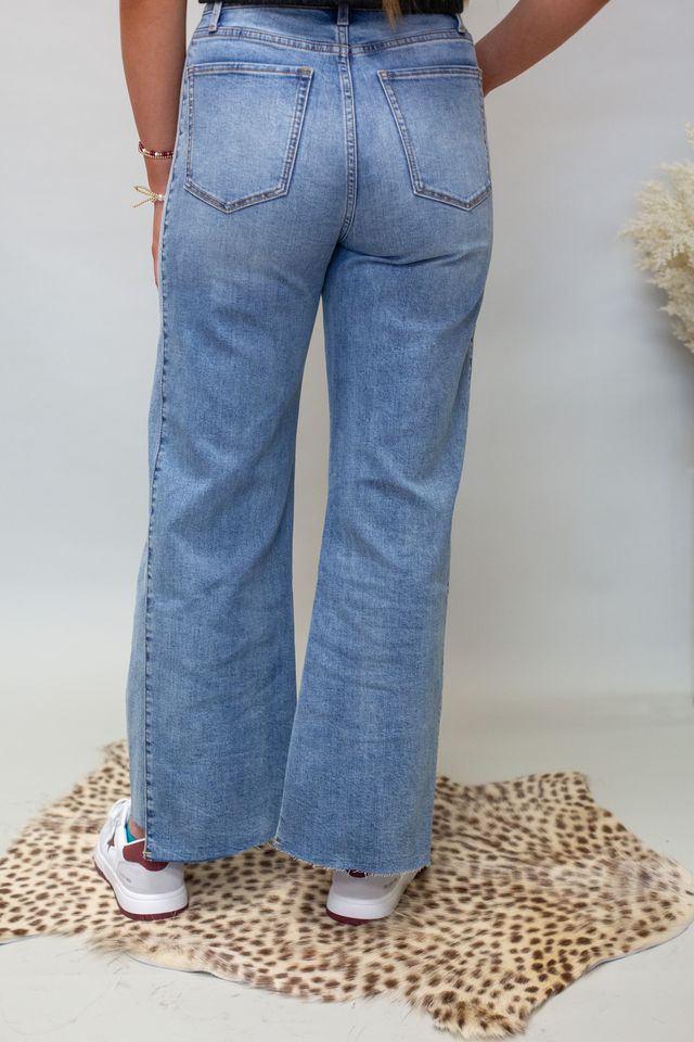 Two Tone Denim Jeans - Southern Soule Designs
