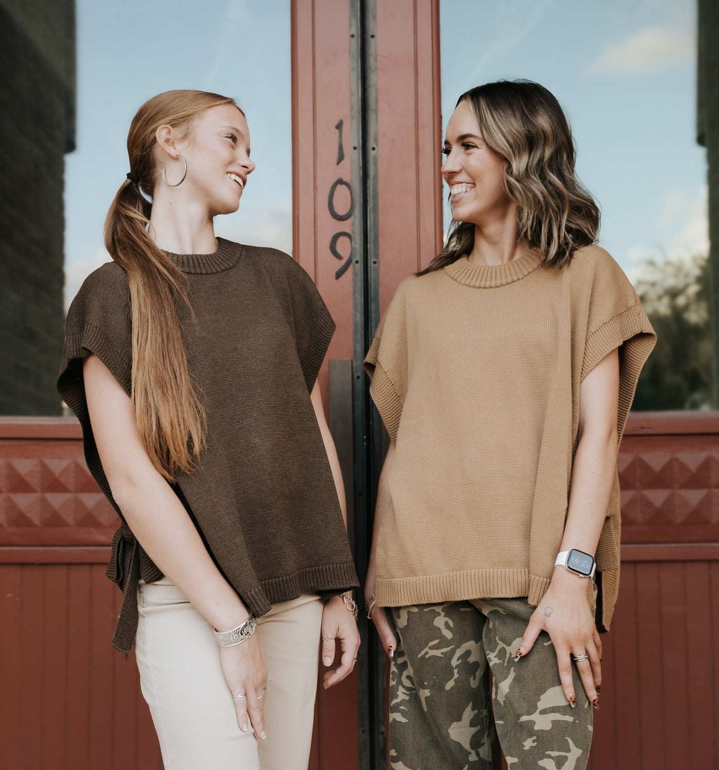 Tye Sweater Vest Tan 80140120TN - Southern Soule Designs