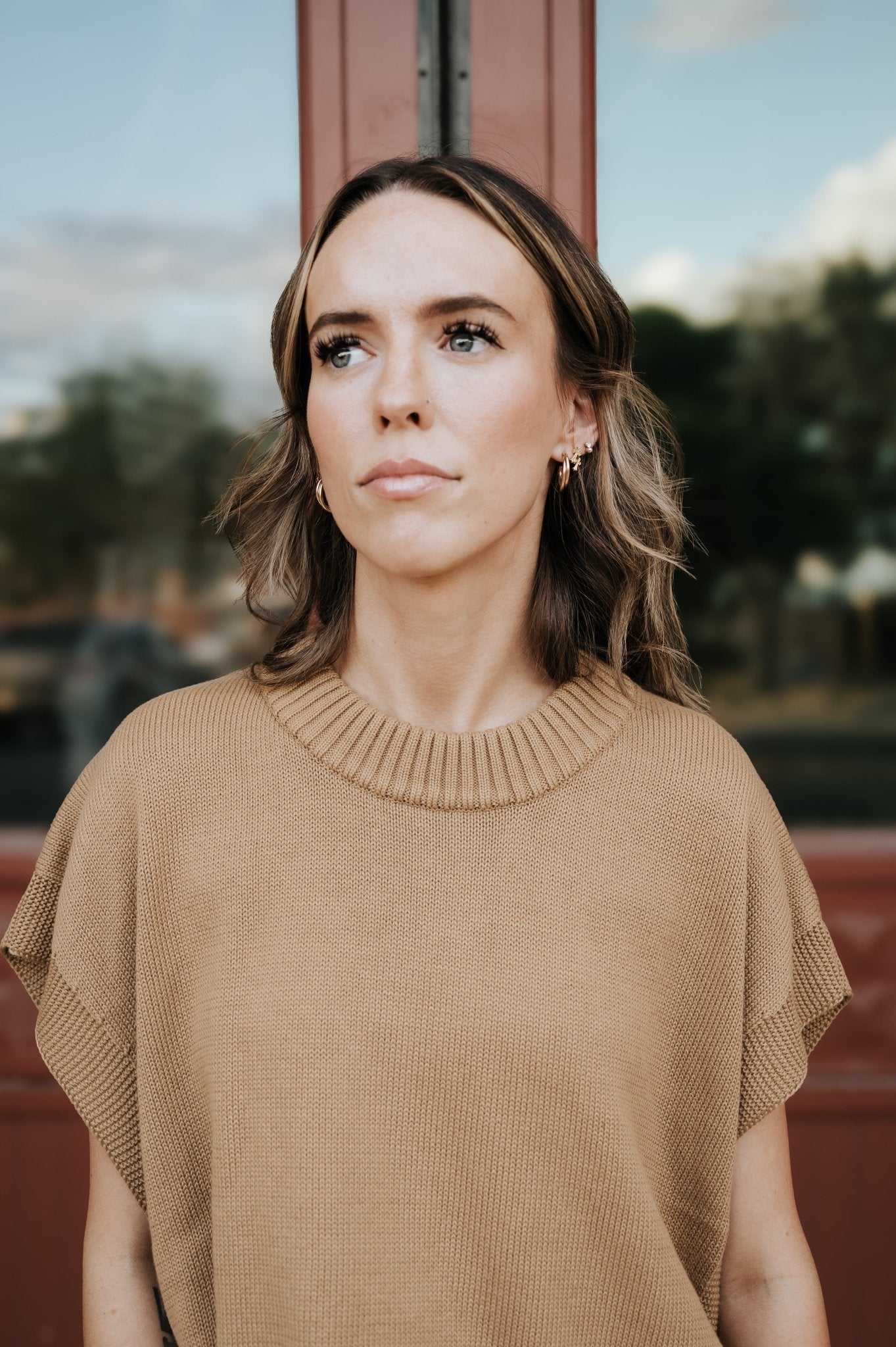 Tye Sweater Vest Tan 80140120TN - Southern Soule Designs