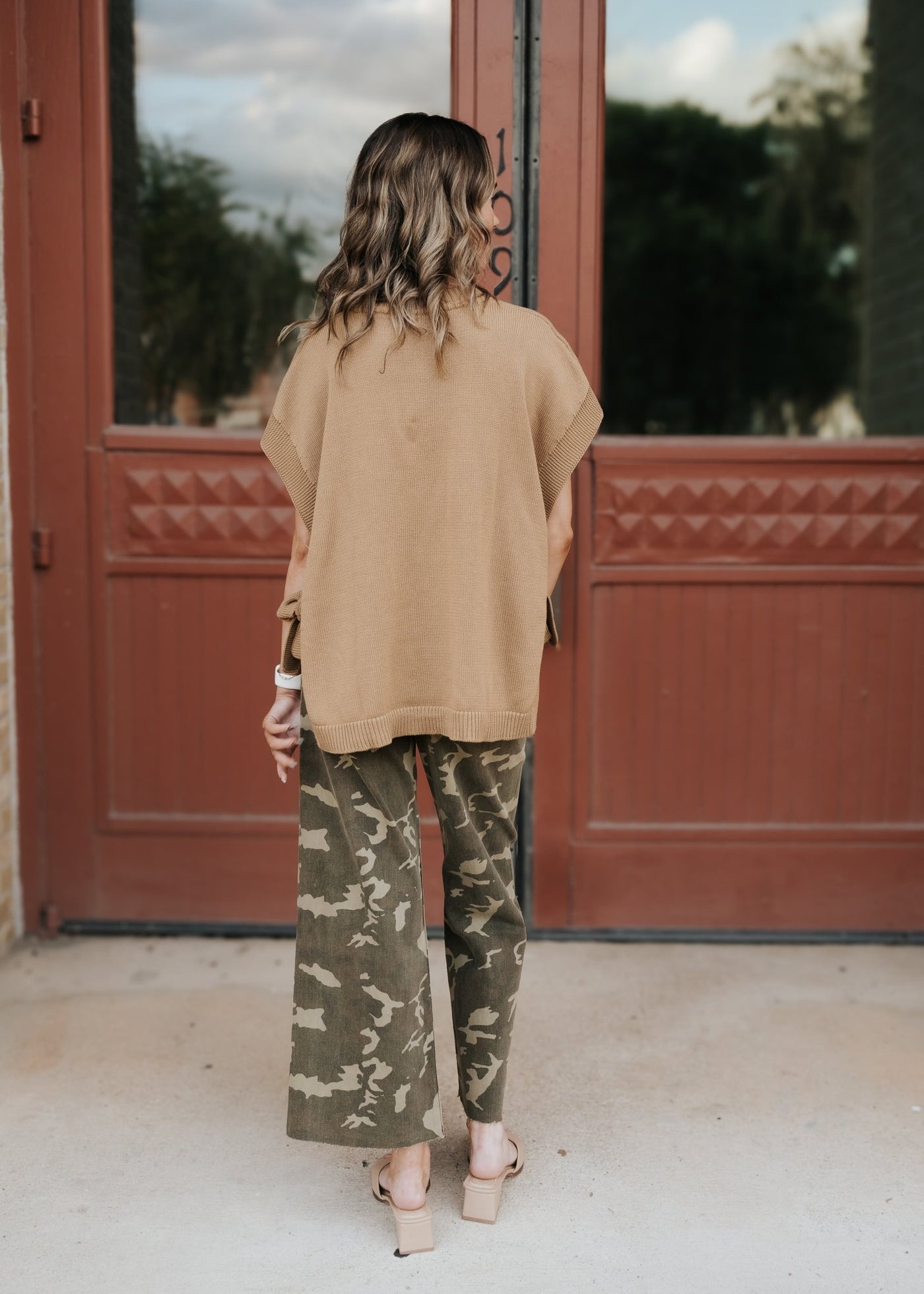 Tye Sweater Vest Tan 80140120TN - Southern Soule Designs