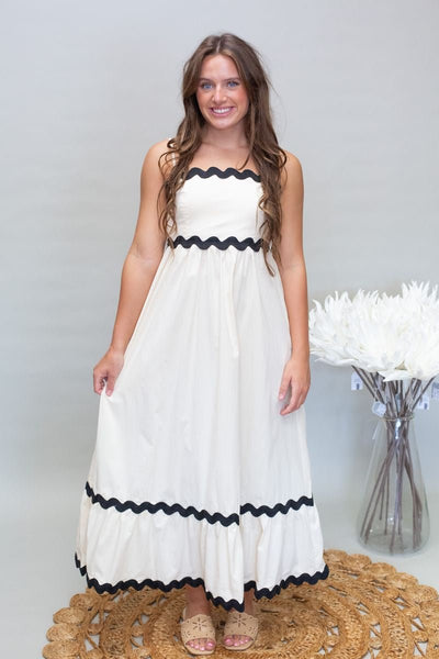 UD2008 Beige Maxi Dress - Southern Soule Designs