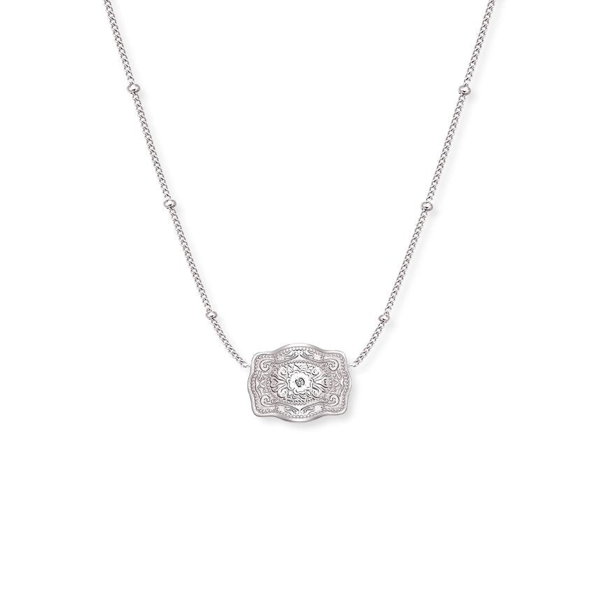 Ultra Mini Belt Buckle Necklace - Amelia Rose - Southern Soule Designs