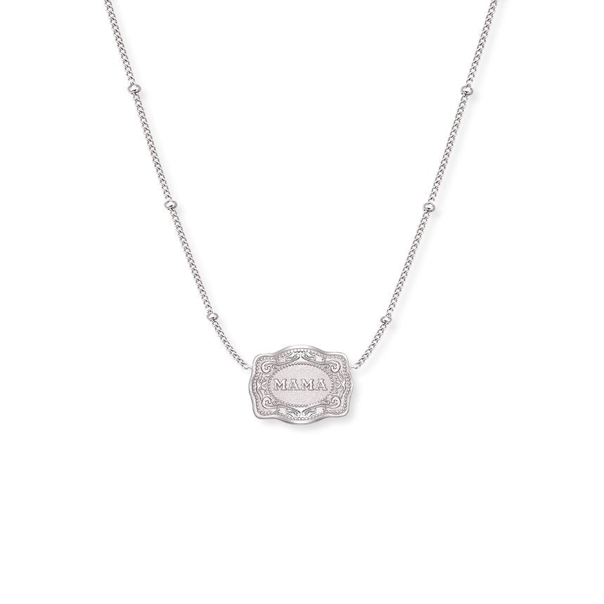 Ultra Mini Mama Belt Buckle Necklace - Southern Soule Designs