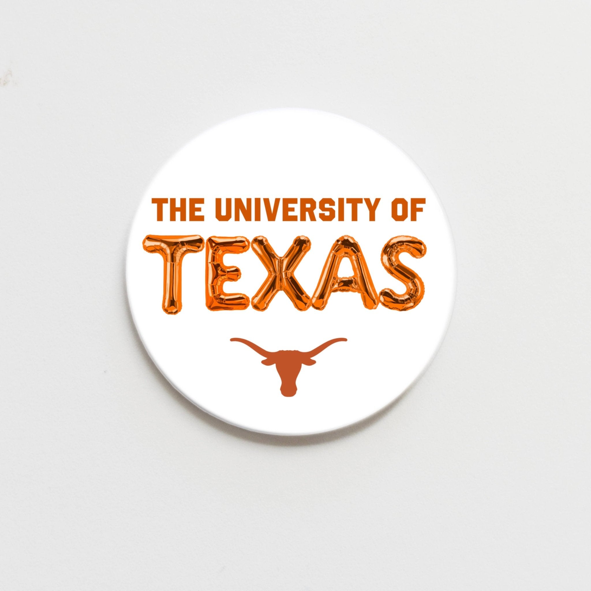 University of Texas Balloon Button UTA2025-12 - Southern Soule Designs