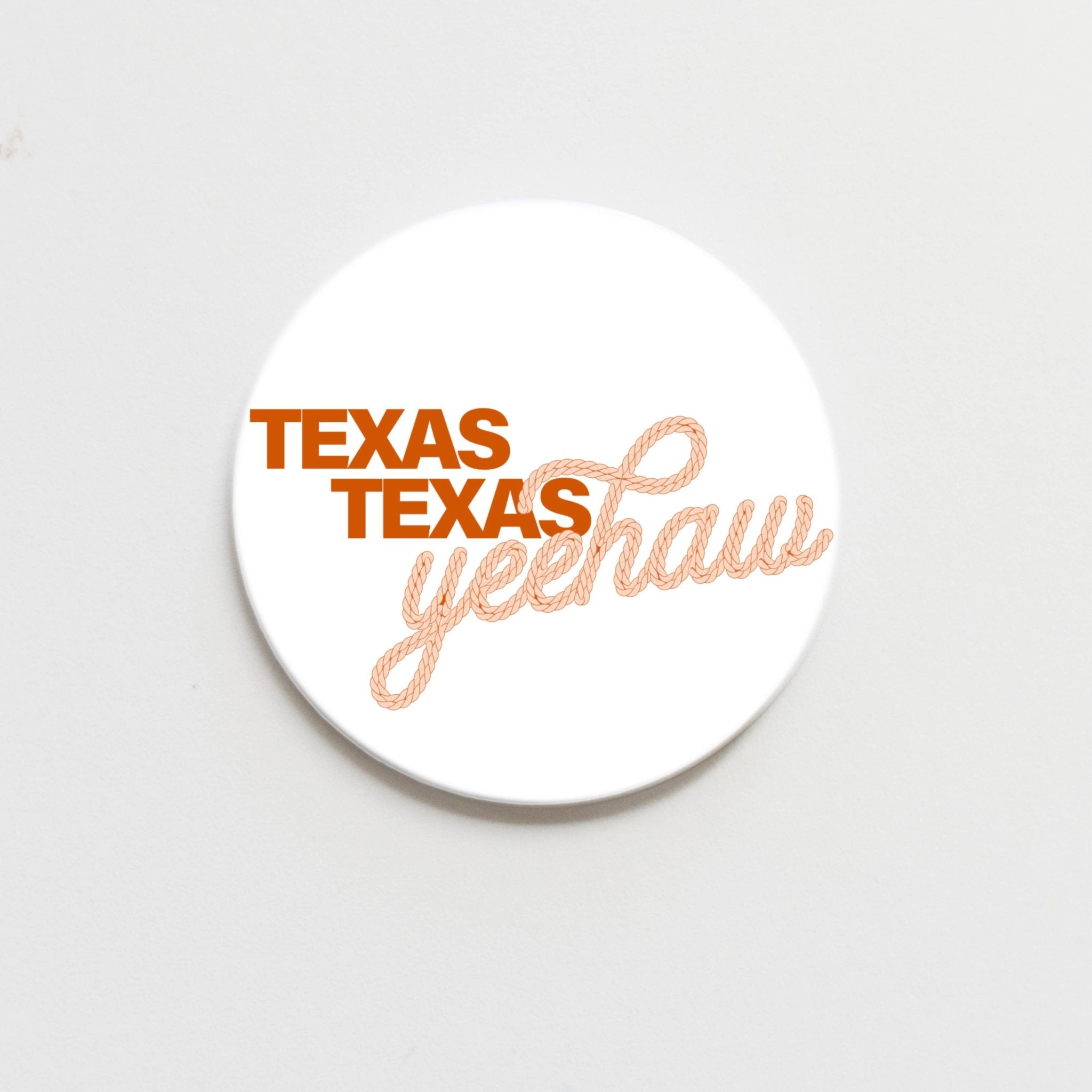 University of Texas Yeehaw Button UTA2025-21 - Southern Soule Designs