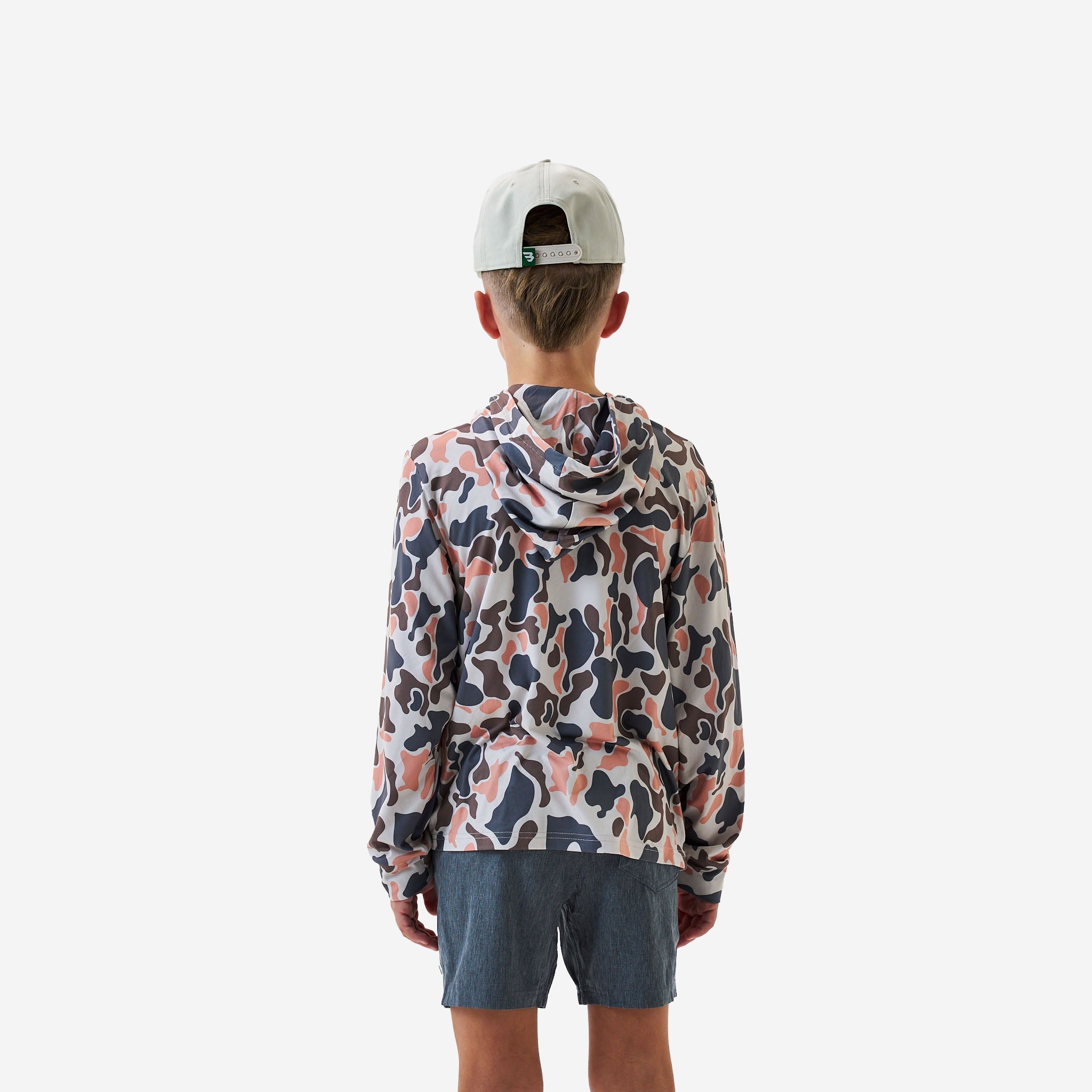 Burlebo Youth Vintage Camo Performance Hoodie