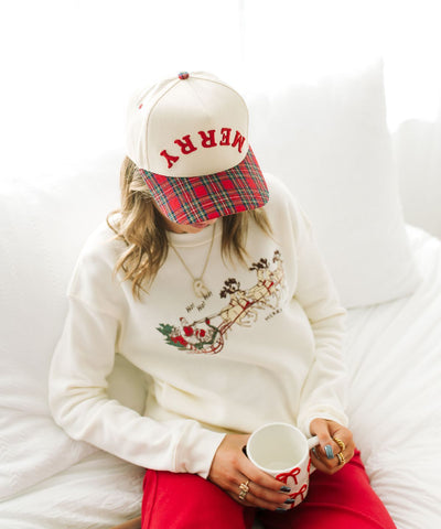Upside Down Merry Canvas Cap - Southern Soule Designs