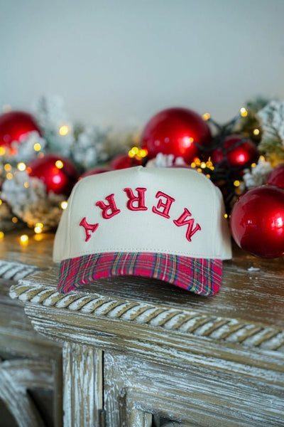 Upside Down Merry Canvas Cap - Southern Soule Designs