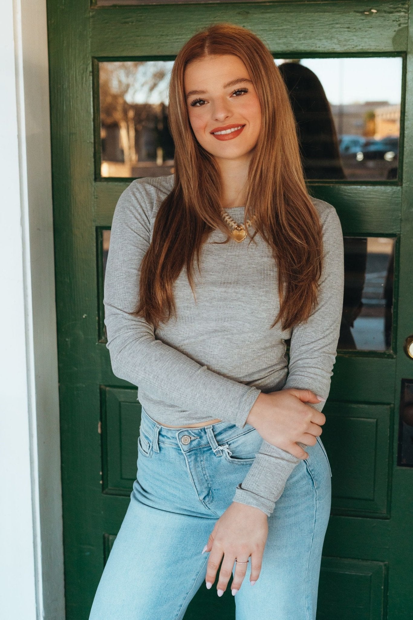 Variegated Layer Top Classic Heather Grey ZT244180 - Southern Soule Designs