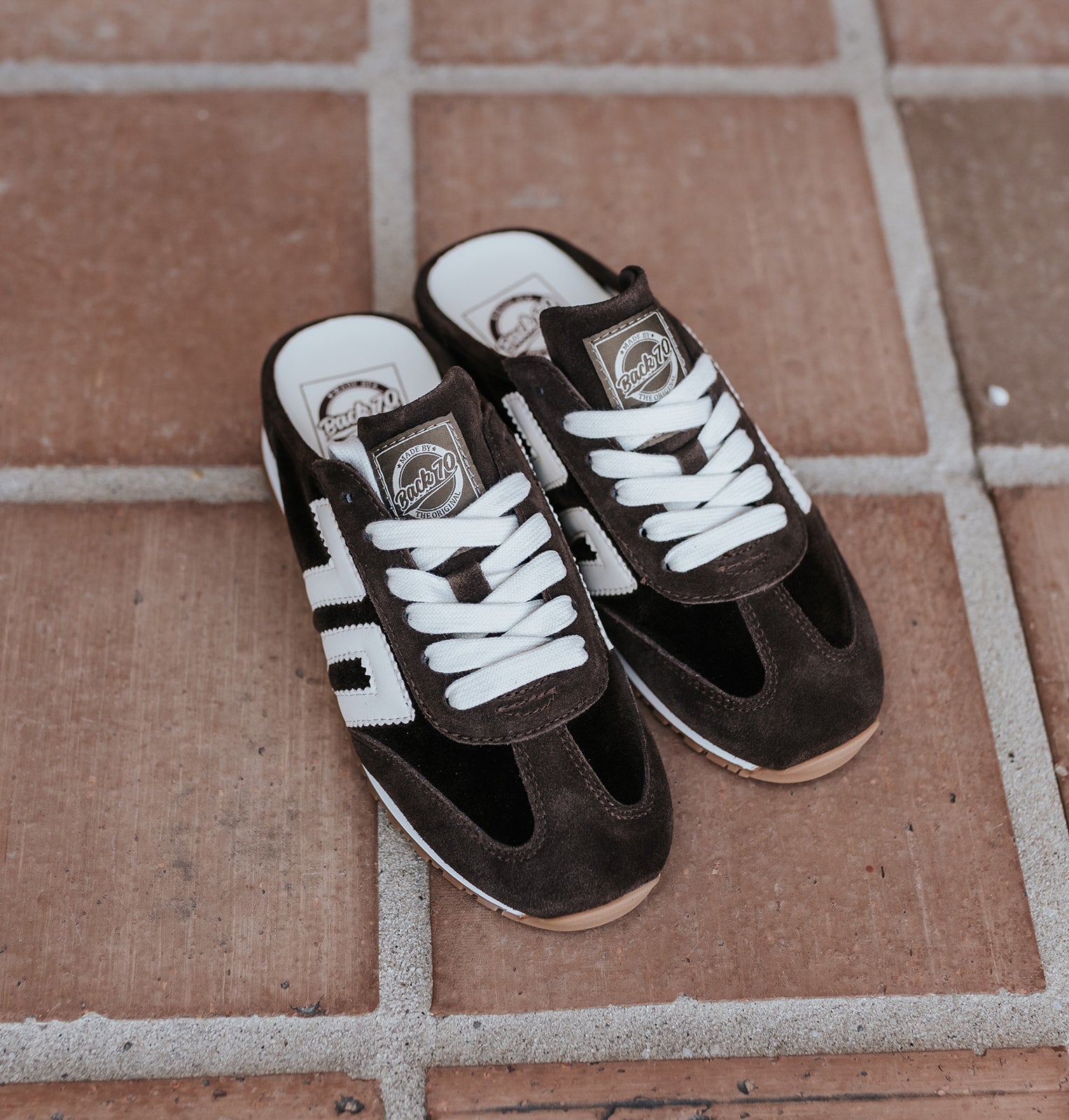 Venice W26 in Velvet Coffee Backless Sneakers - Southern Soule Designs