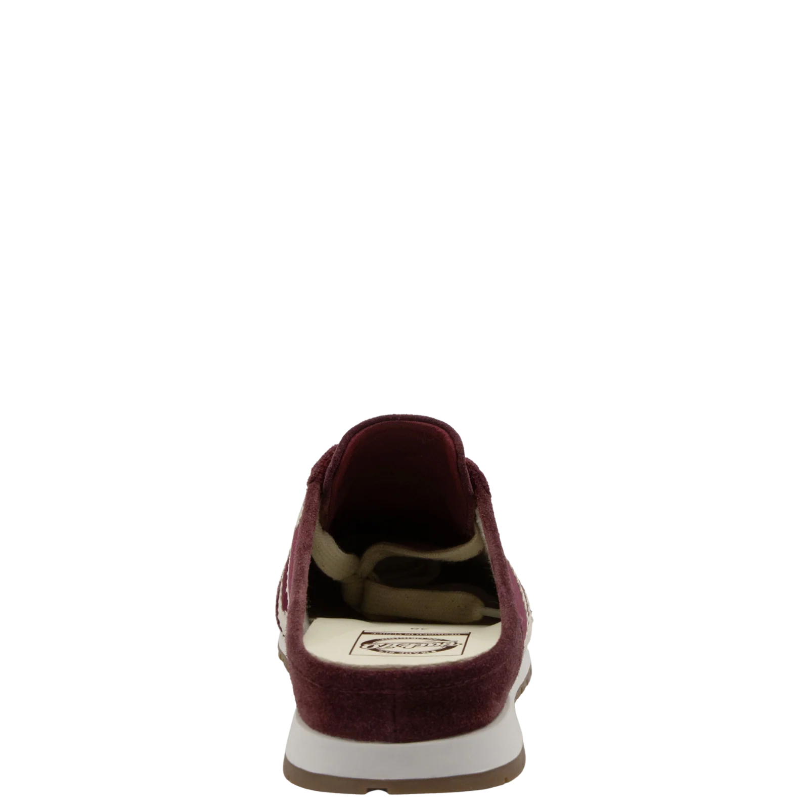 Venice W26 in Velvet Wine Backless Sneakers