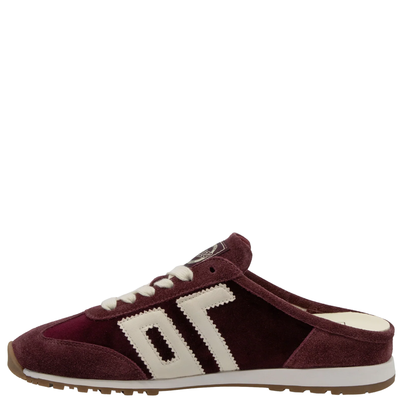 Venice W26 in Velvet Wine Backless Sneakers