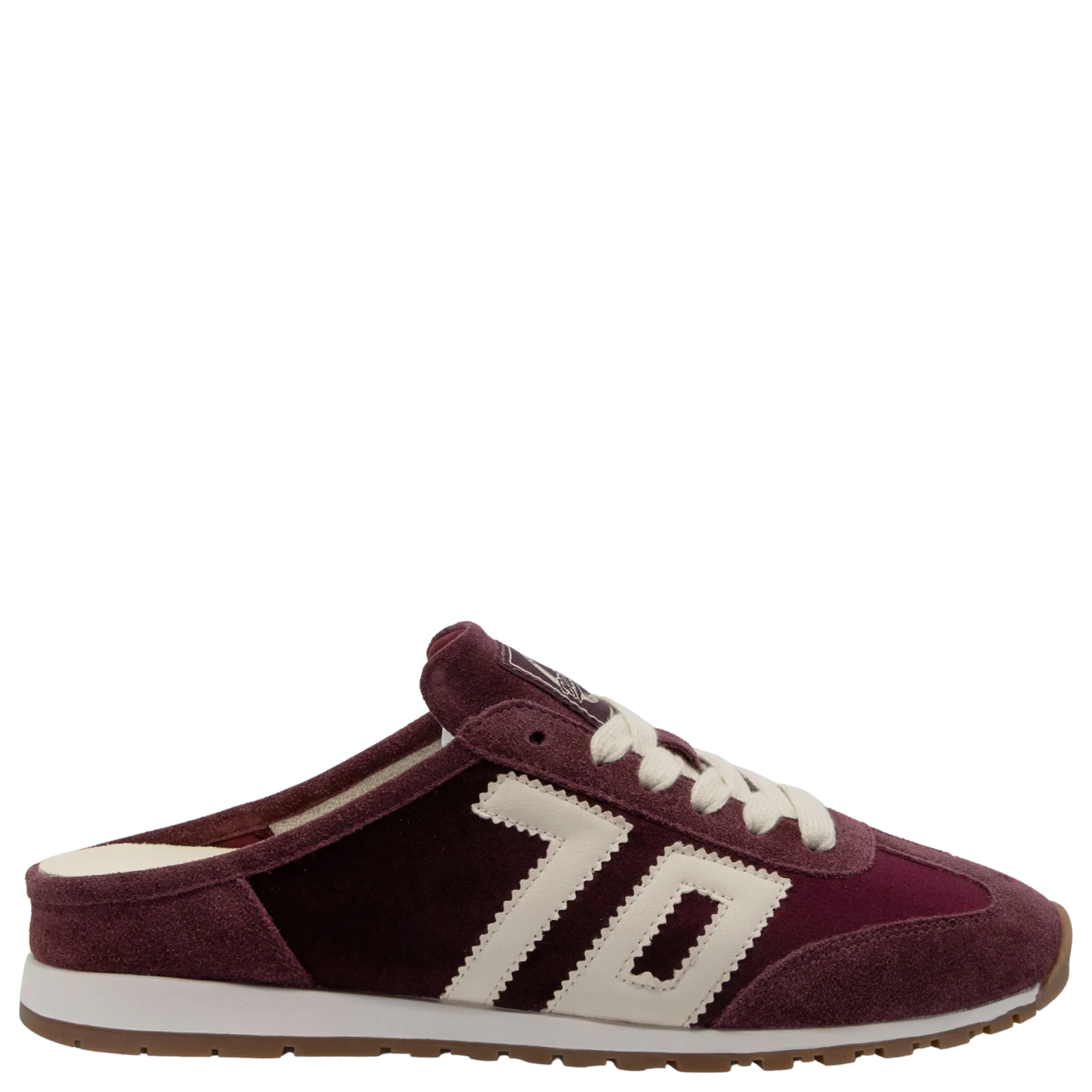 Venice W26 in Velvet Wine Backless Sneakers