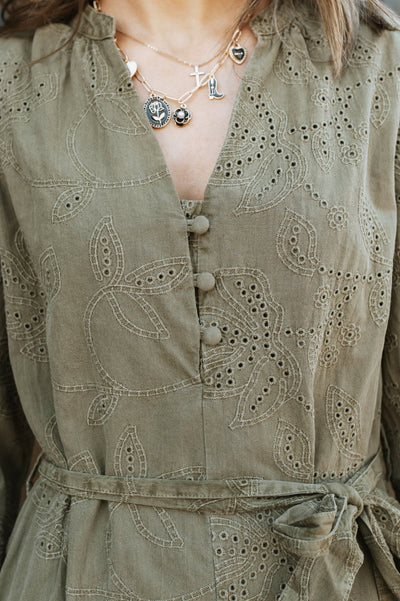 Vetiver Christine Dress - Southern Soule Designs