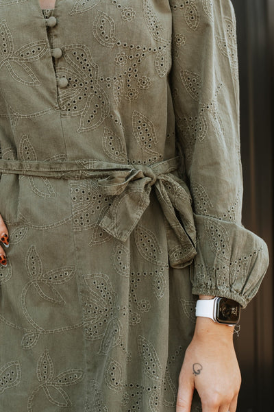 Vetiver Christine Dress - Southern Soule Designs