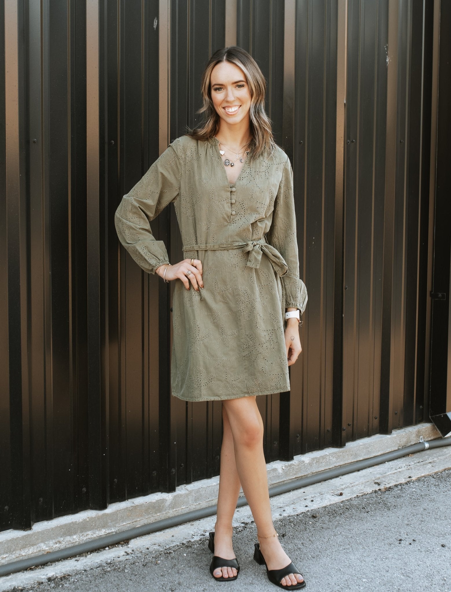 Vetiver Christine Dress - Southern Soule Designs