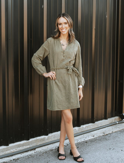 Vetiver Christine Dress - Southern Soule Designs