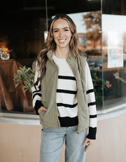 Vetiver Hadley Vest - Southern Soule Designs