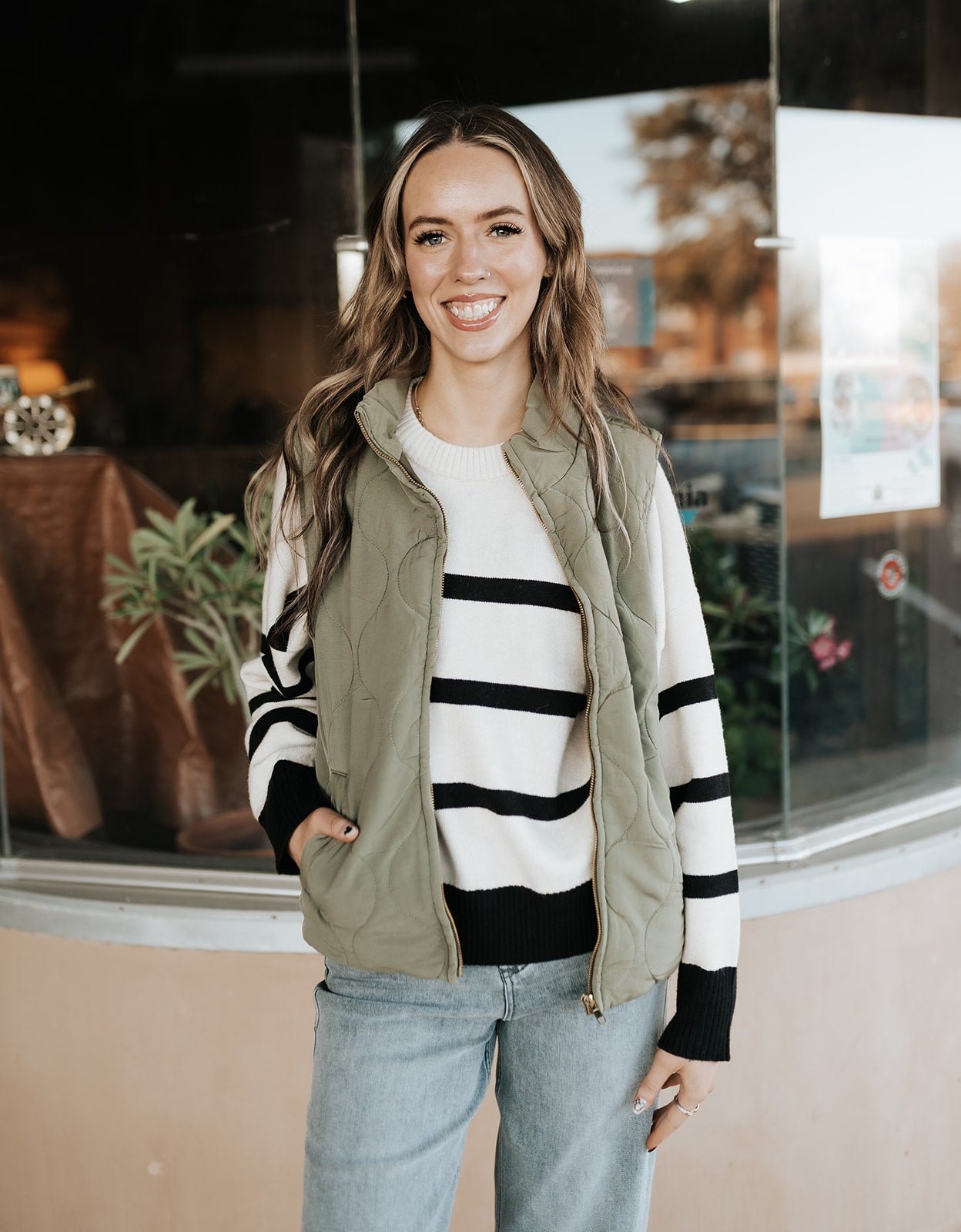 Vetiver Hadley Vest - Southern Soule Designs