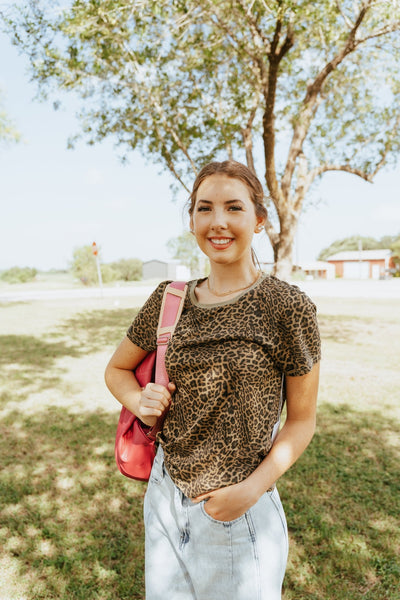 Vetiver Leopard Unity Tee - Southern Soule Designs