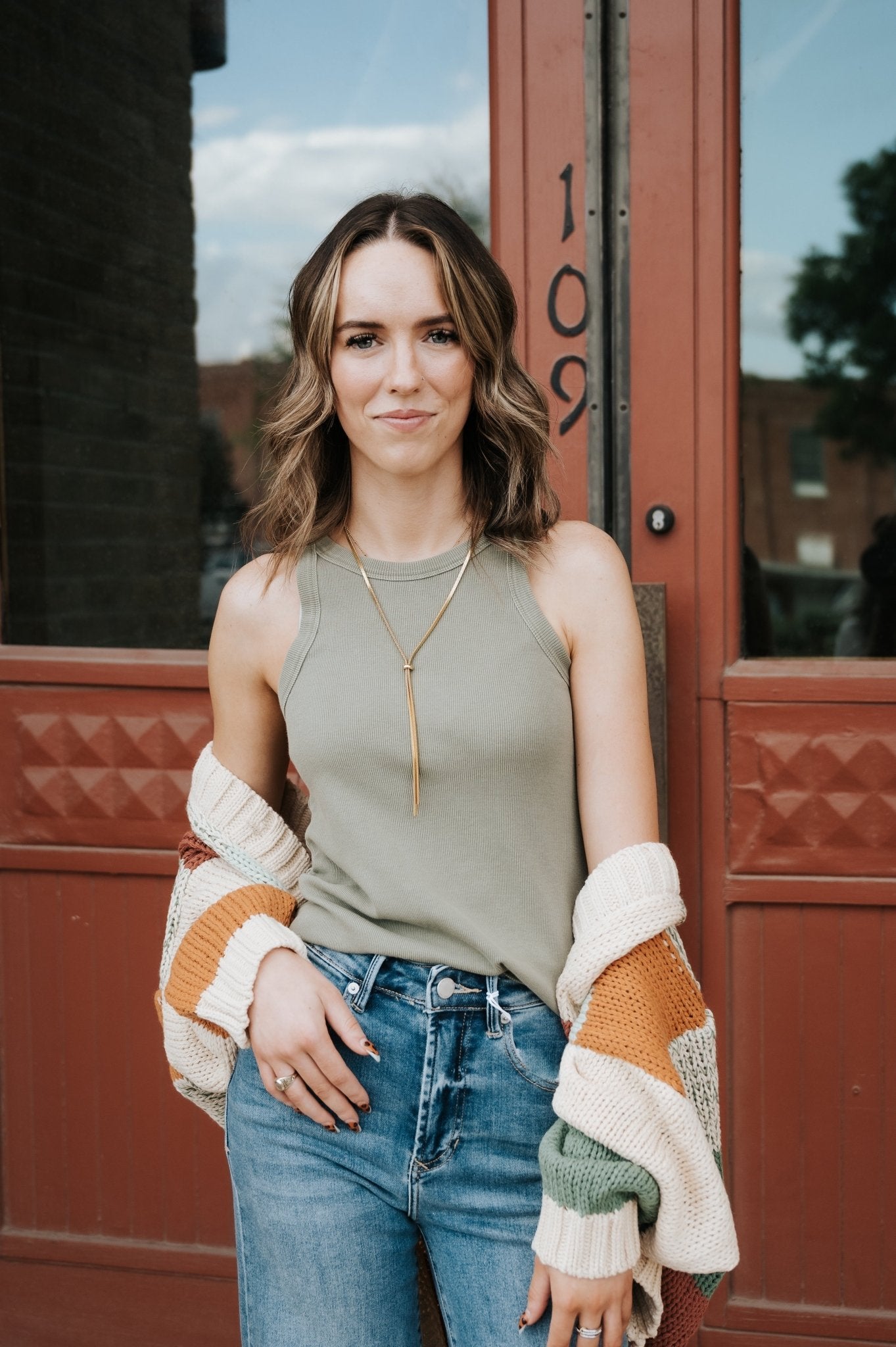 Vetiver Tamia Tank - Southern Soule Designs