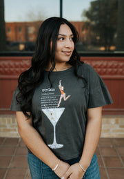 Vintage Black Vodka Jump Hi - Lo Tee 10028 - 316 - Southern Soule Designs