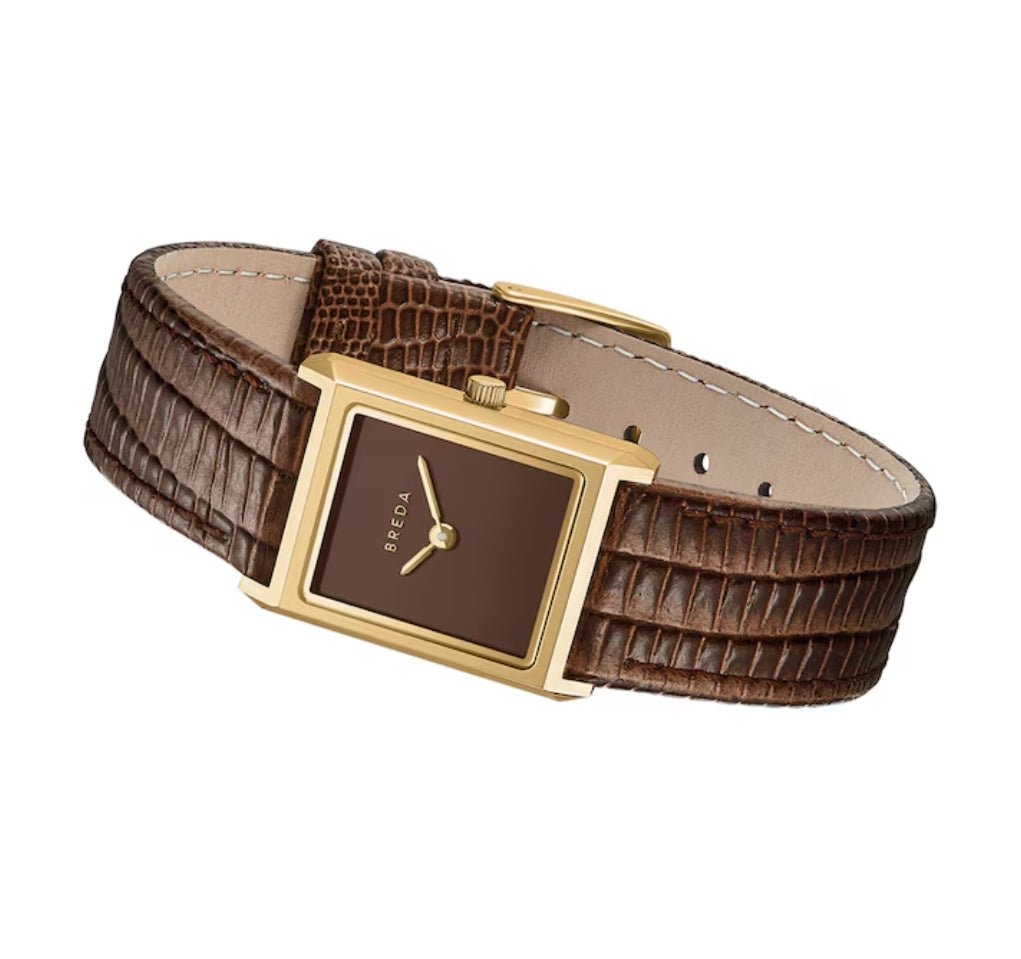 Virgil Lizard Leather Watch 1765c - Southern Soule Designs