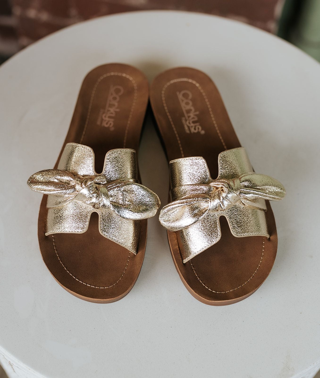 Too Cute - Gold Crinkle Metallic