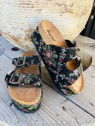 Wannabe Black Brocade Floral - Southern Soule Designs