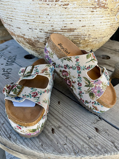 Wannabe Sand Brocade Floral - Southern Soule Designs