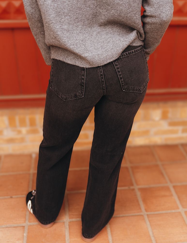 Washed Black Relaxed Straight Jean BP446N - Southern Soule Designs