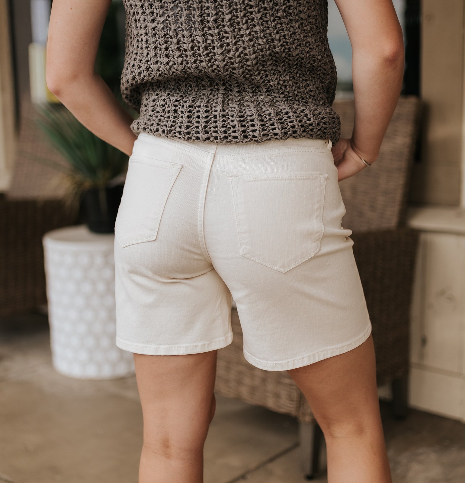 Wheat Noel Shorts - Southern Soule Designs