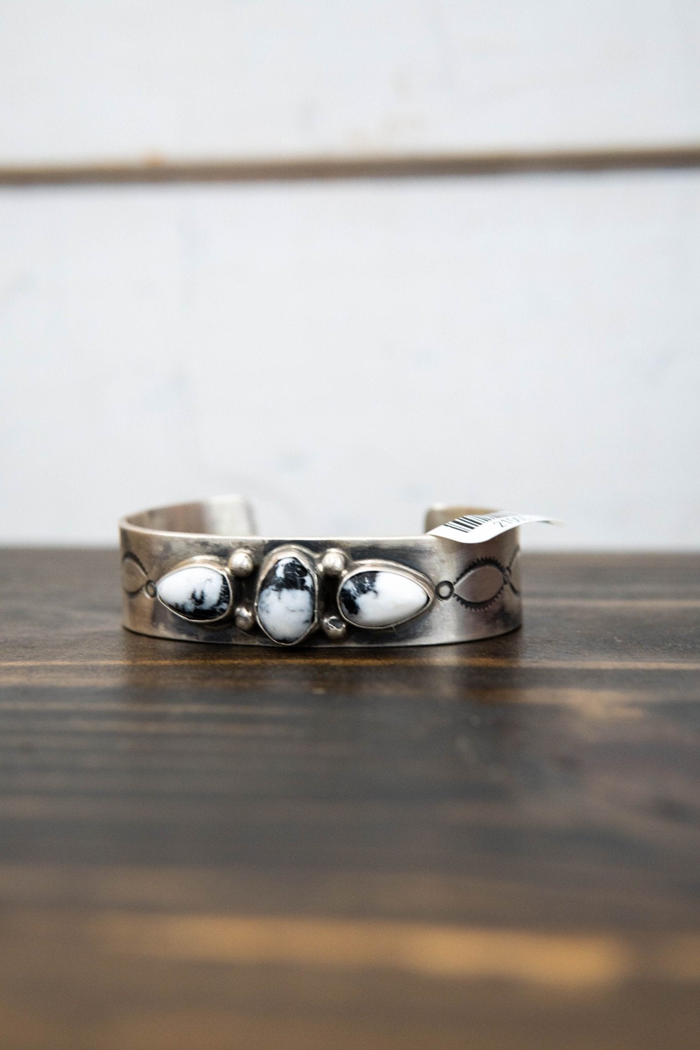 White Buffalo 3 Stone Cuff - Southern Soule Designs