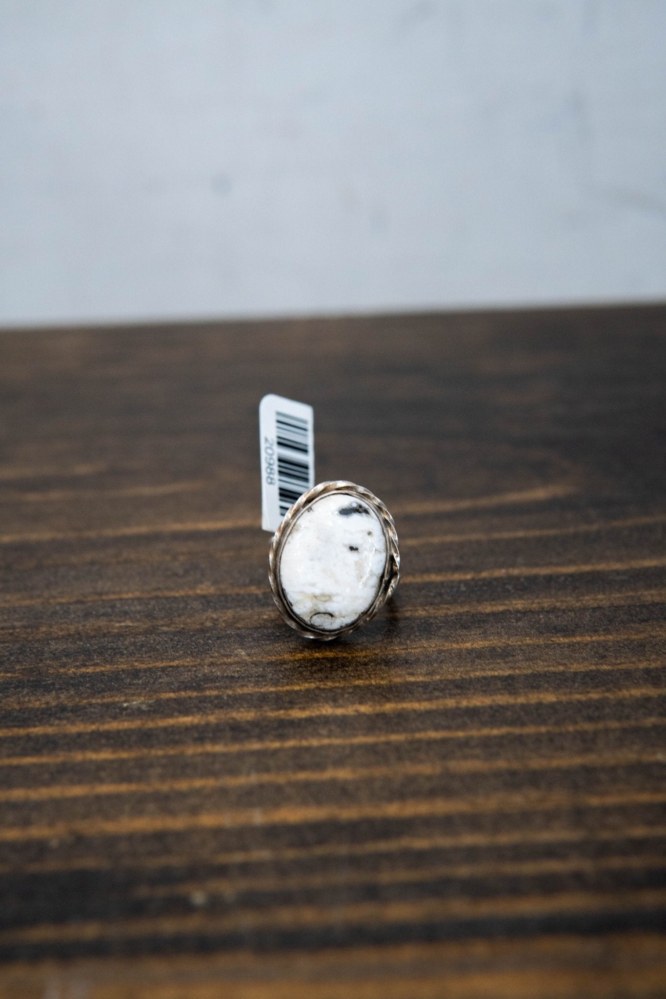 White Buffalo Oval Ring - Southern Soule Designs