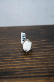 White Buffalo Oval Ring - Southern Soule Designs