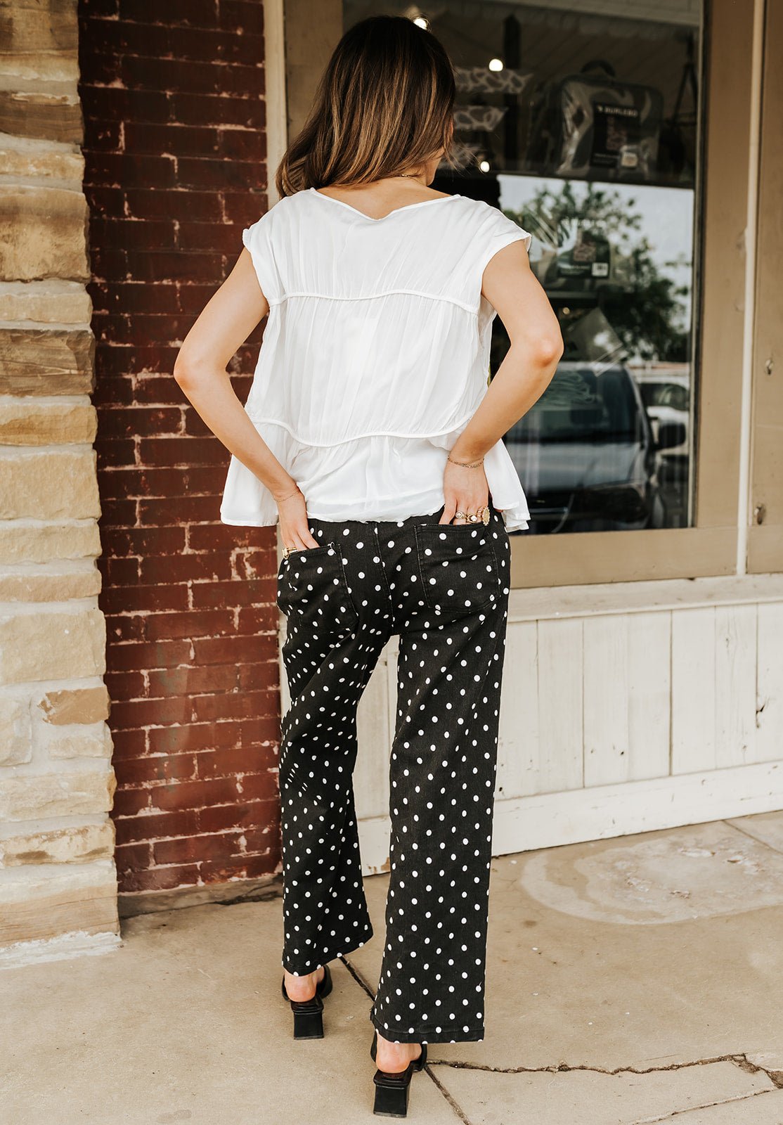 White Cap Sleeveless Top VIC11671 - Southern Soule Designs