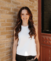 White Jett Tank - Southern Soule Designs