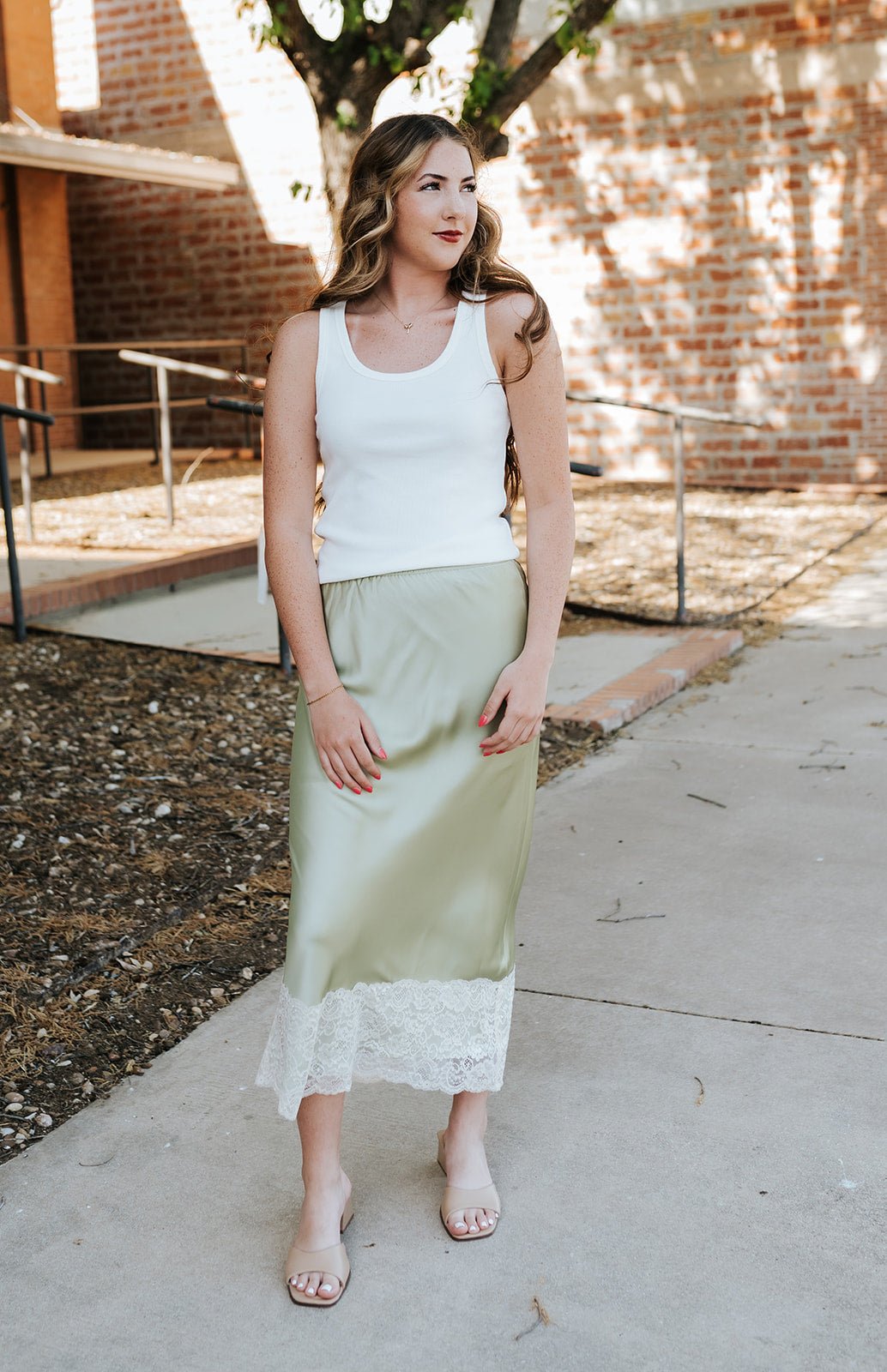 White Louise Tank - Southern Soule Designs