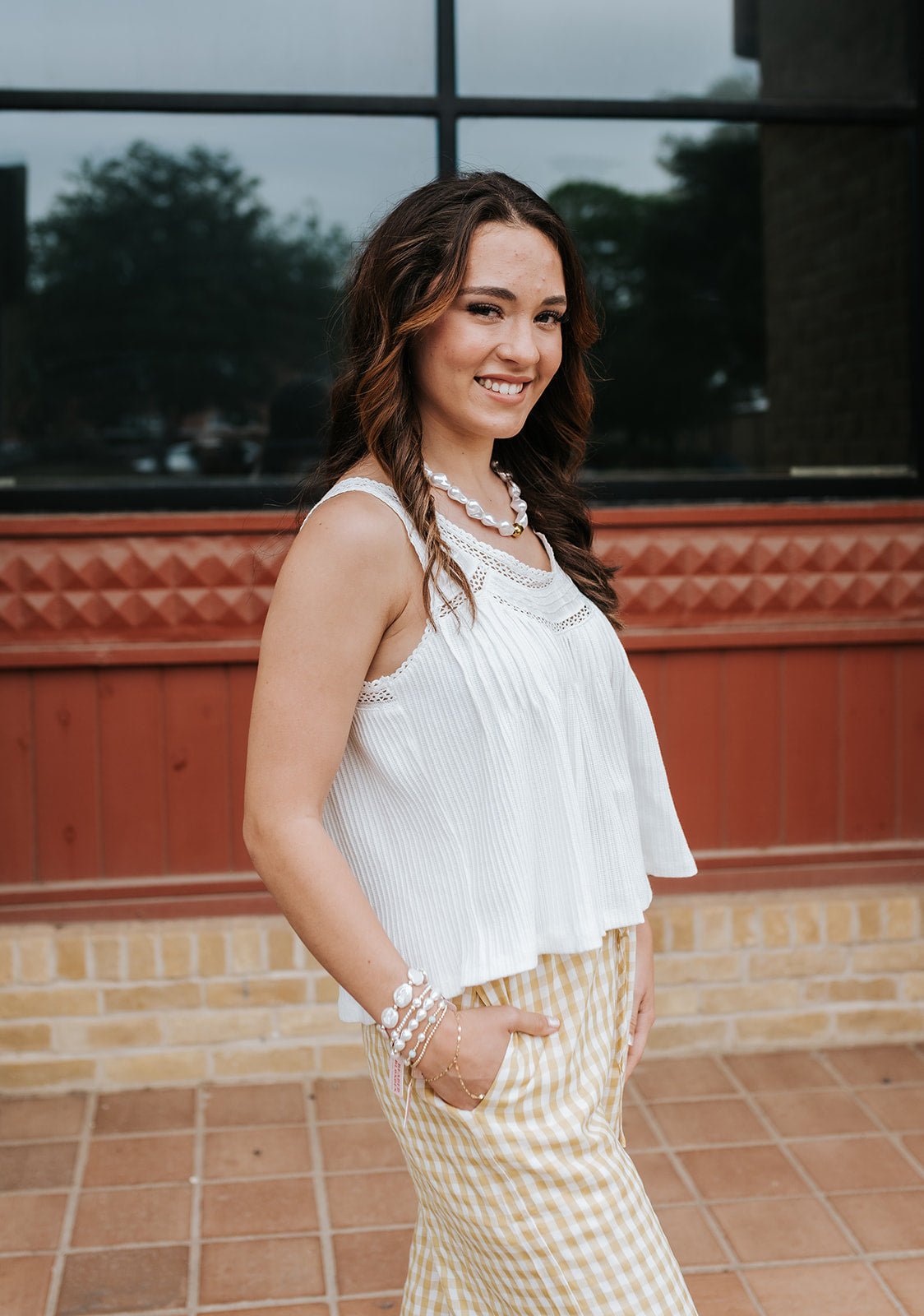 White Masali Sleeveless Top - Southern Soule Designs