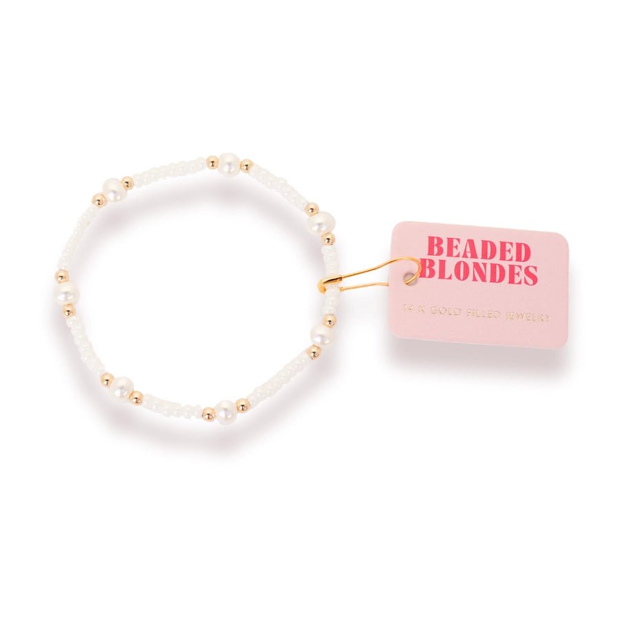 White Pearl Bracelet - Southern Soule Designs