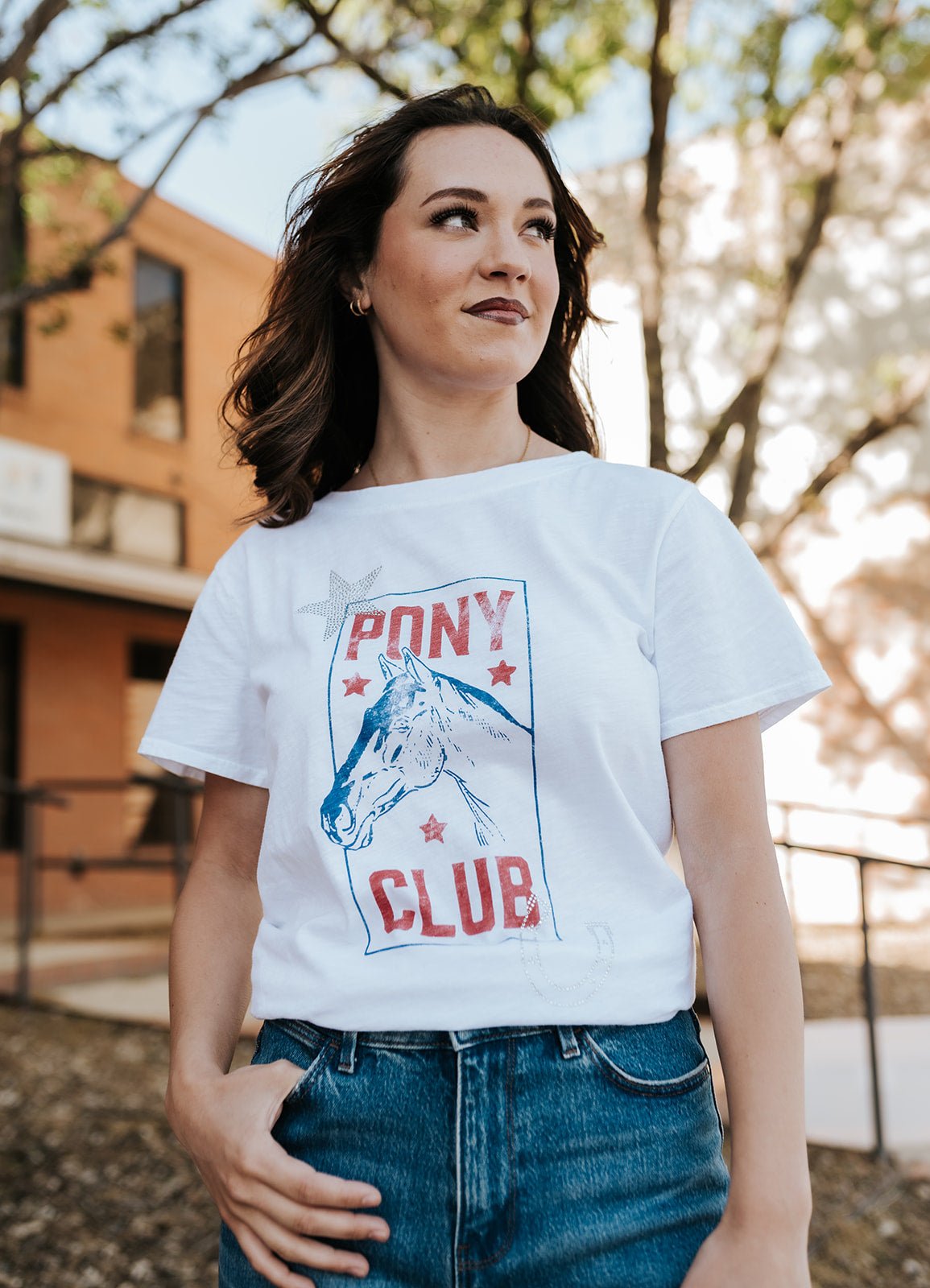 White Pony Club Slub Cap Tee - Southern Soule Designs