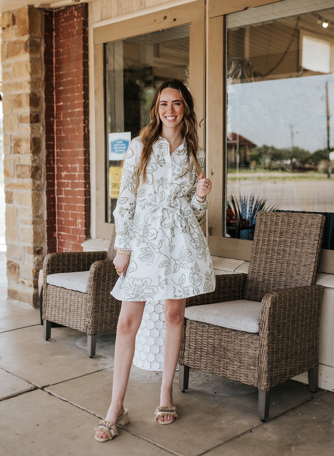 White Sarah Lacecap Dress 74077 - Southern Soule Designs