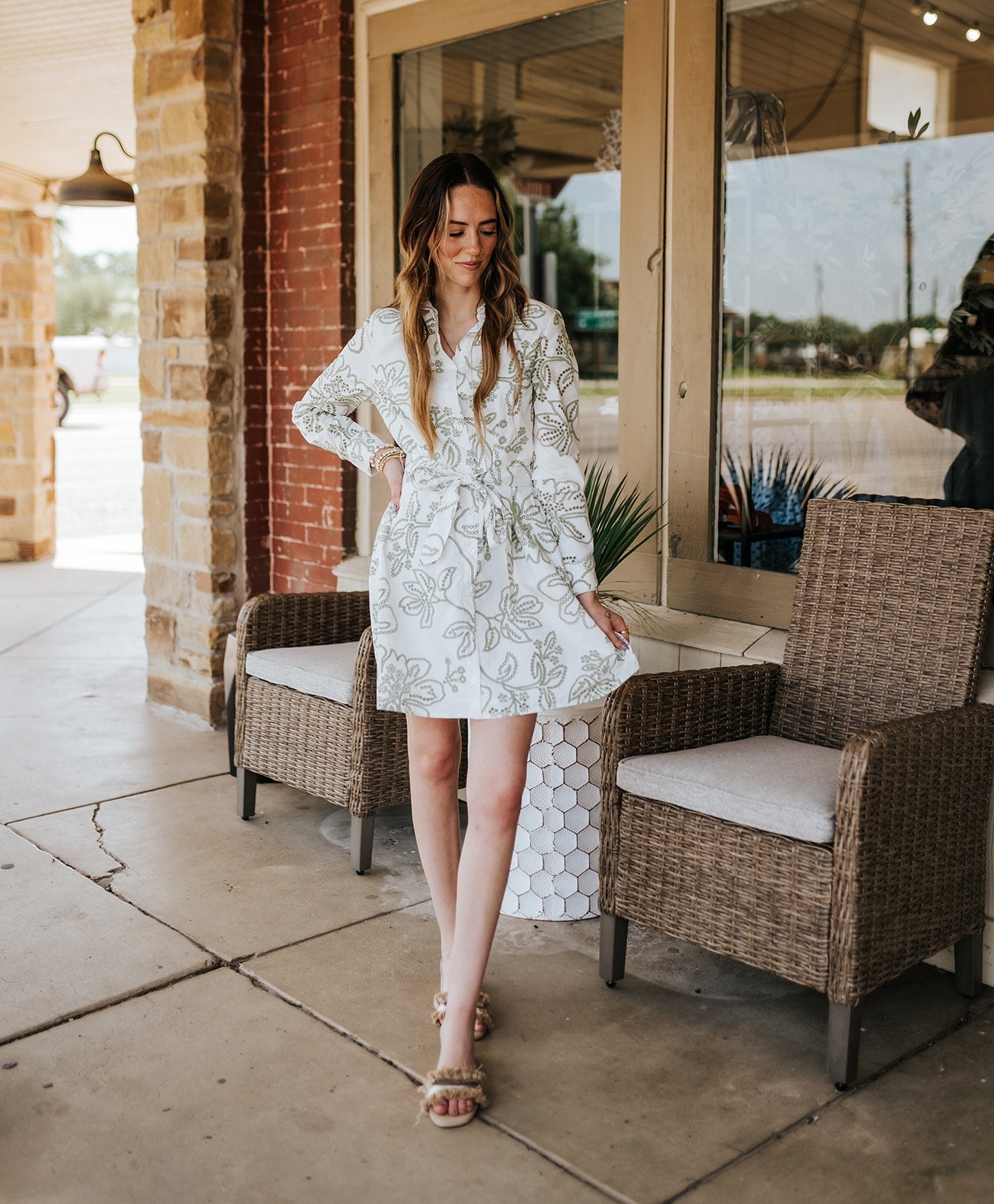 White Sarah Lacecap Dress 74077 - Southern Soule Designs