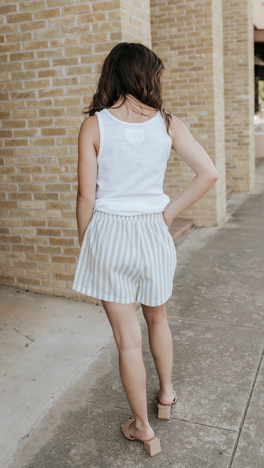 White Sirena Tank - Southern Soule Designs