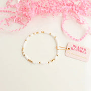 White Sprinkle Bracelet - Southern Soule Designs