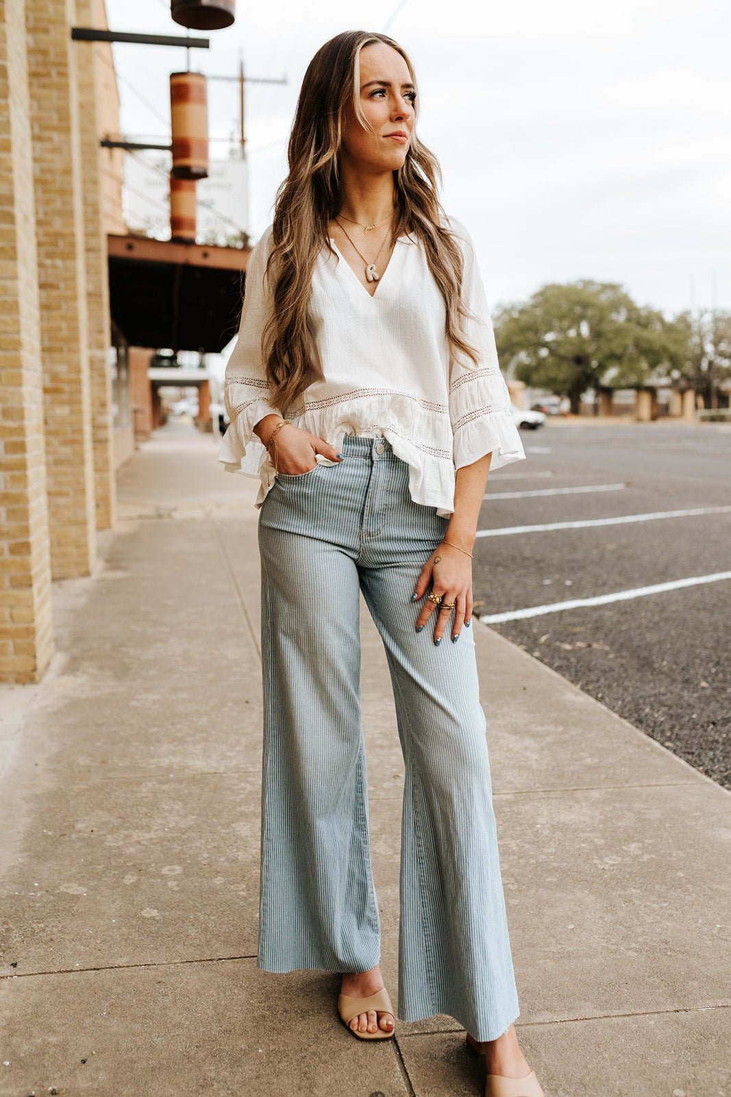 White Sybil Shirt - Southern Soule Designs