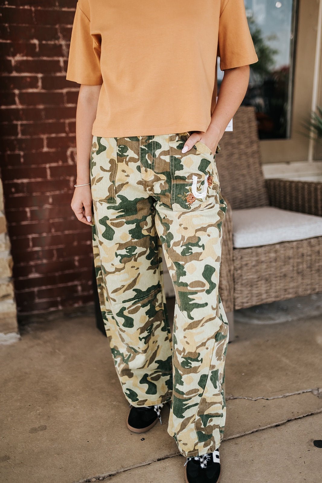 Wild Rose Camo Jean - Southern Soule Designs